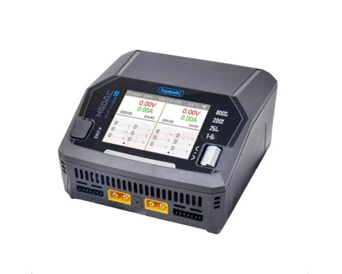 Зарядное устройство ToolkitRC M6DAC V2 (AC 200W/DC 800W, 65W Fast Charge, 1–6S)